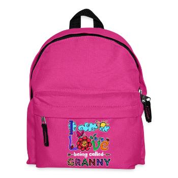 Cool Statement Senior Grandmother Grandma Superoma - Kids' Backpack - fuchsia - Front