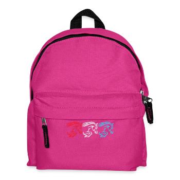 Chevaux islandais Étalon Galop Chevaux islandais - Sac à dos Enfant - fuchsia - Devant
