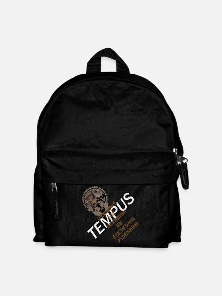 Zeit nutzen - Kinder Rucksack - Schwarz