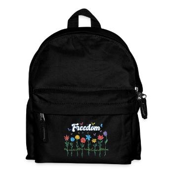 Liberté Fleurs Papillons Liberté Design - Sac à dos Enfant - noir - Devant
