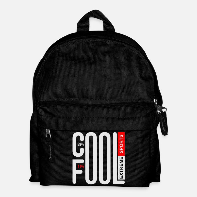 COOLE UND DUMME EXTREMSPORTARTEN - Kinder Rucksack - Schwarz