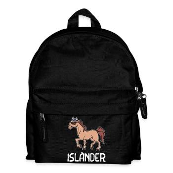 Fan de chevaux Les chevaux adorent les chevaux islandais Les chevaux islandais - Sac à dos Enfant - noir - Devant