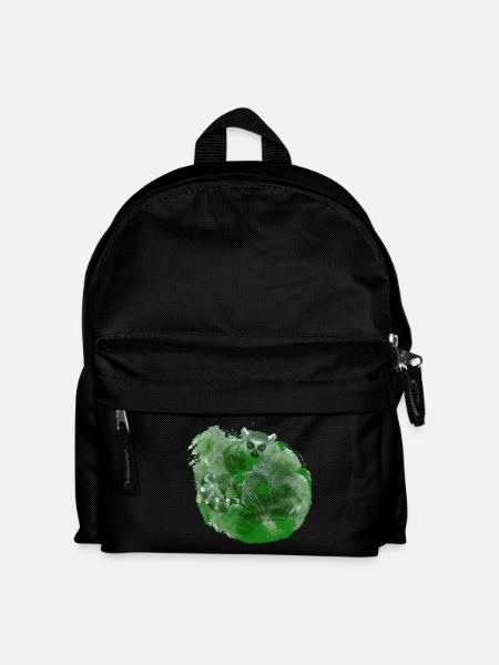 außergewöhnliche Tieroutfits, Katta Palmblätter - Kinder Rucksack - Schwarz