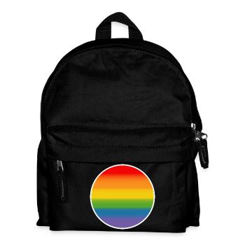 LGBT Regenbogen LGBT lgbtqi queer - Kinder Rucksack - Schwarz - Vorne