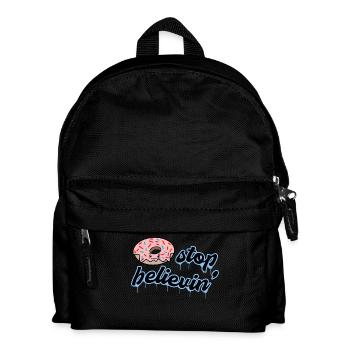 Sweets Delicious Donut Dessert Statement - Kids' Backpack - black - Front