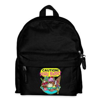 Chocolate Sweets Dessert Candy Statement - Kids' Backpack - black - Front