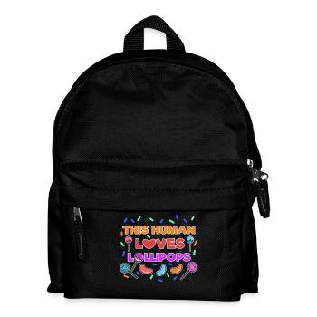 Delicious candy Statement Sweet tooth - Kids' Backpack - black - Front