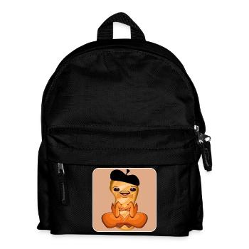 CHICKEN BERET CAP - Kids' Backpack - black - Front