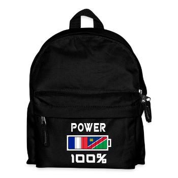Namibia and France are in power - Kids' Backpack - black - Front