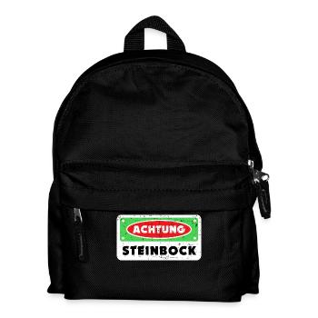 Sternzeichen Steinbock Galaxie Statement Horoskop - Kinder Rucksack - Schwarz - Vorne