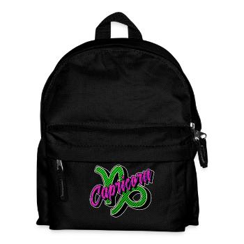 Tierkreiszeichen Himmel Steinbock Horoskop Galaxie - Kinder Rucksack - Schwarz - Vorne