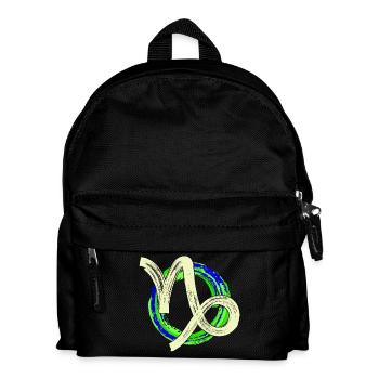 Astrology Zodiac Sign Capricorn Galaxy Esotericism - Kids' Backpack - black - Front