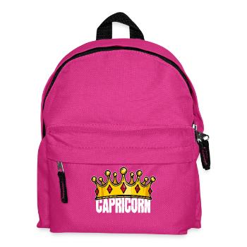 Steinbock Horoskop Aberglaube Tierkreiszeichen - Kinder Rucksack - Fuchsia - Vorne