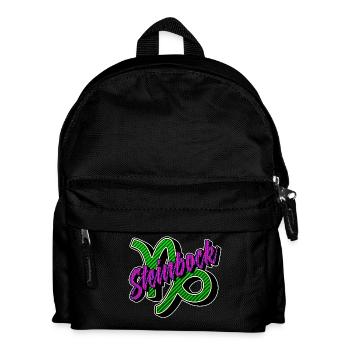 Steinbock Sternbild Horoskop Galaxie Tierkreis - Kinder Rucksack - Schwarz - Vorne