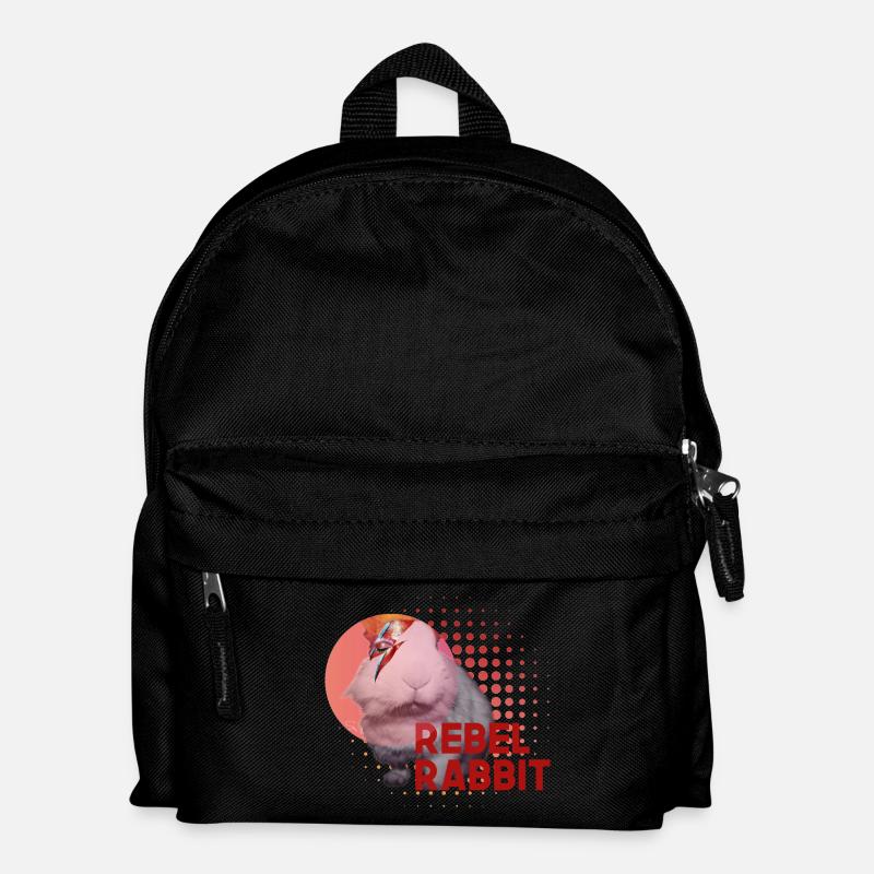 Rebel Rabbit - Kids' Backpack - black