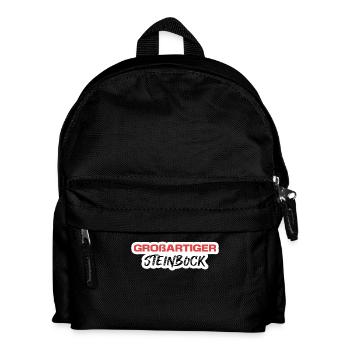 Steinbock Statement Tierkreiszeichen Esoterik - Kinder Rucksack - Schwarz - Vorne