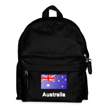 geschenke Australier, Flagge Australien, Australi - Kinder Rucksack - Schwarz - Vorne