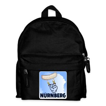 NÜRNBERG WEIßWURST - Kinder Rucksack - Schwarz - Vorne