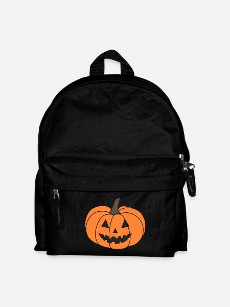 Kürbis-Jack-o'-Laterne - Kinder Rucksack - Schwarz