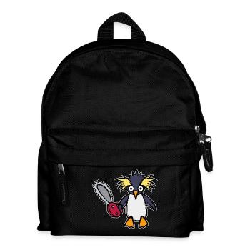 Bird Penguin Animal Zoo Seabird Arctic - Kids' Backpack - black - Front