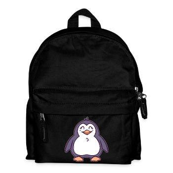 Cool Seabird Sweet Animal Penguin Bird South Pole - Kids' Backpack - black - Front