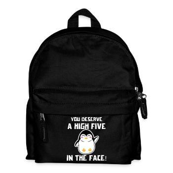 Cool Statement Animal Bird Penguin Antarctica - Kids' Backpack - black - Front