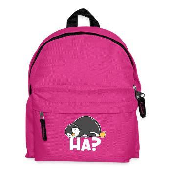 Kalt Pinguin Tier Spruch Antarktis Seevogel - Kinder Rucksack - Fuchsia - Vorne