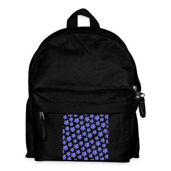 schöne frühlingsmode, natürliches Blumenmuster kle - Kinder Rucksack - Schwarz - Vorne