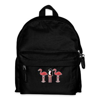 Lustig Tier Pinguin Seevogel Antarktis Zoo Vogel - Kinder Rucksack - Schwarz - Vorne