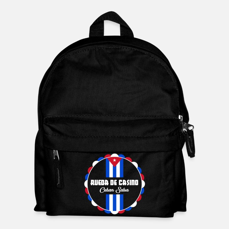 Rueda de Casino - Cuban Salsa - Kinder Rucksack - Schwarz