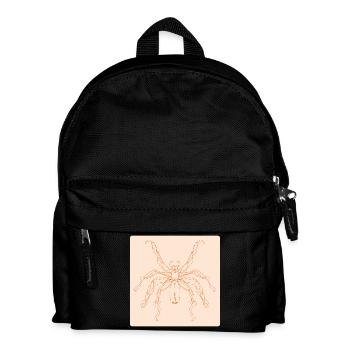 LINE ART SPIDER - COSTUMES D’HALLOWEEN - MINIMALISME - Sac à dos Enfant - noir - Devant