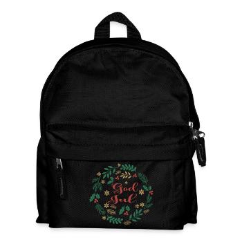 Merry Christmas T-Shirt God Jul Merry Christmas - Kids' Backpack - black - Front