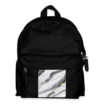Structure en marbre en or blanc - Sac à dos Enfant - noir - Devant