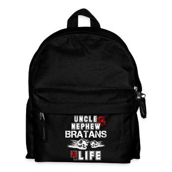Bratan's uncle and nephew for life gift - Kids' Backpack - black - Front