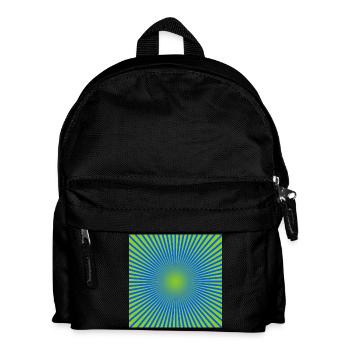 Green Disc - Kids' Backpack - black - Front