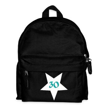 was zum schenken, 30 sternmotiv - Kinder Rucksack - Schwarz - Vorne