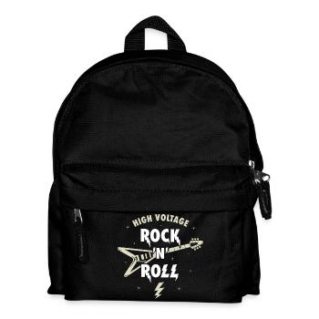 High Voltage Rock'n'Roll Guitar - Kids' Backpack - black - Front