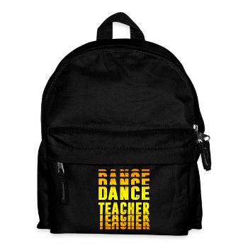 dance teacher design - Kids' Backpack - black - Front