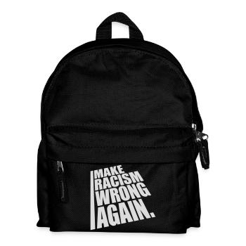 make racism wrong again - Kids' Backpack - black - Front