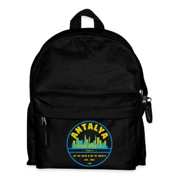 Insigne de la Skyline d’Antalya Turquie - Sac à dos Enfant - noir - Devant