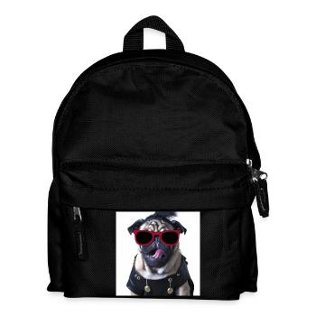 Carlin punk - Sac à dos Enfant - noir - Devant