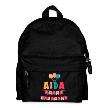 T-shirt Aida joyeux anniversaire joyeux anniversaire - Sac à dos Enfant - noir - Devant
