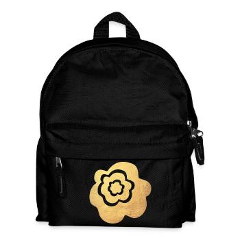 Yoga Méditation Namaste Fleur Fleur d’Or Yogi om - Sac à dos Enfant - noir - Devant