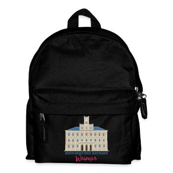 Weimar, Historisches Rathaus, Deutschland - Kinder Rucksack - Schwarz - Vorne