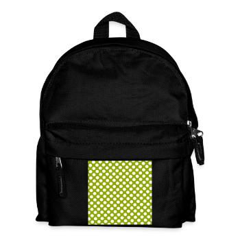 Green Background Texture Template Personalize - Kids' Backpack - black - Front