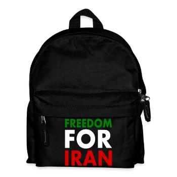 Freedom for iran - Kids' Backpack - black - Front