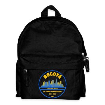 Bogotá Skyline Emblem - Kids' Backpack - black - Front