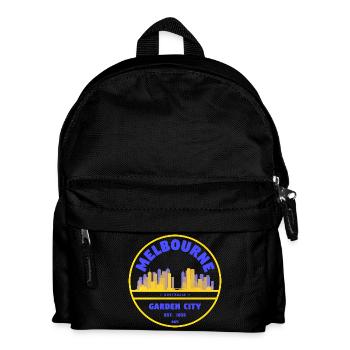 Melbourne Garden City Skyline - Kids' Backpack - black - Front