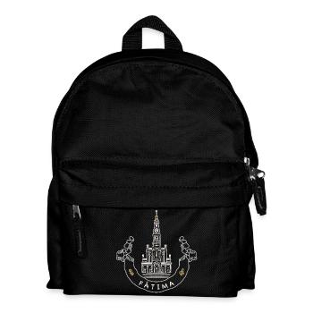 Fátima, Portugal, Wallfahrtsort, Basilica minor - Kinder Rucksack - Schwarz - Vorne