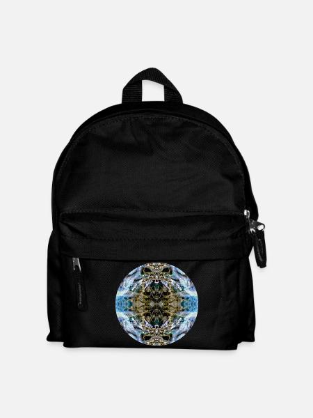 Nature Mandala Raschbach - Kids' Backpack - black